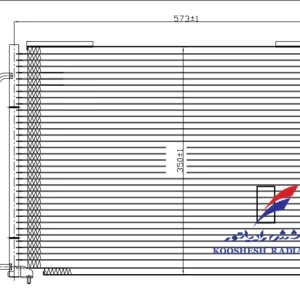 Peugeot 405 air conditioner condenser-2